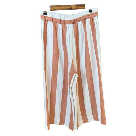 Madewell Striped Linen Pants M EUC - Picture 3 of 5